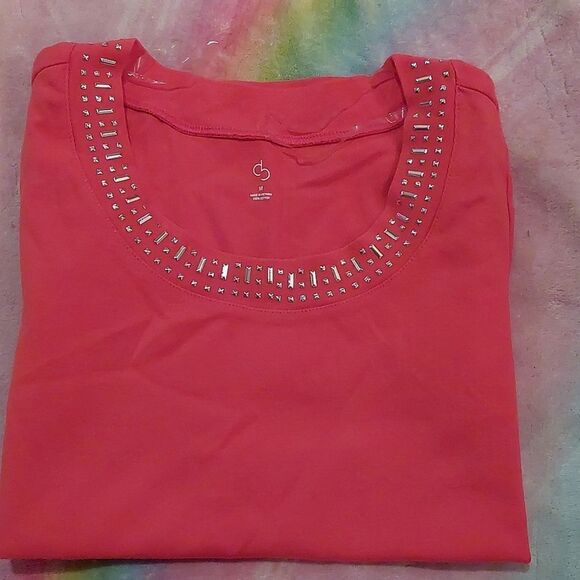 db Medium Women's Orange Shirt - Picture 1 of 6